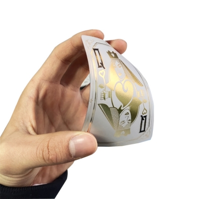塑料燙金撲克牌